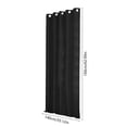thumbnail image 3 of Lace Window Curtain Thickened Panel for Living Room or Bedroom Light Blocking Heat Insulating Polyester Drapes 55 x 63 Inch, 3 of 6