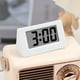 thumbnail image 4 of Reloj despertador electrónico blanco, reloj digital moderno para el hogar con función de repetición, 4 of 6