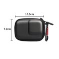 thumbnail image 1 of For DJI Osmo Action 3 4 Accessories Mini Bag Collection Case EVA Portable Travel Storage Waterproof Half Zip + Lock For Dji Black FullZip, 1 of 6