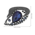 thumbnail image 2 of CTIRCHIU Elegant Floral Brooch Pin for Women, Rhinestone Jewelry Accessory Set, Perfect for Anniversary, Parties, and Special Occasions, 2 of 8