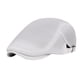thumbnail image 3 of Gorra plana de malla jinwen para hombre, sombrero de pintor, sombrero deportivo, ajustable, blanco, 3 of 8