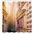 thumbnail image 3 of Ambesonne United States Shower Curtain, Wall Street Flags, 69"Wx84"L, Sand Brown Navy Red, 3 of 3