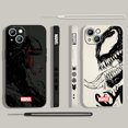 thumbnail image 5 of Funda de teléfono de superhéroe Marvel Venom Cool para Apple iPhone 15 14 13 12 11 Pro Max Plus 8 7 SE Liquid Left Rope Capa Cover, 5 of 5