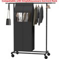 Simple Houseware Extra Large Capacity Long Garment Storage Bag, Clothes Apparel Cover Organizer