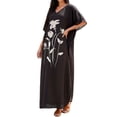 thumbnail image 2 of Swimsuit Coverup for Women Summer Loose Fit Beach Dress Bathing Suit Cover Up Caftan Loungewear Vacation Clothes, 2 of 6