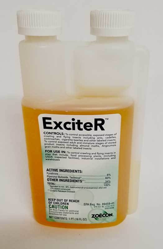 ExciteR Professional Insecticide 6% Pyrethrin 16oz Concentrate Ants Fleas Roach