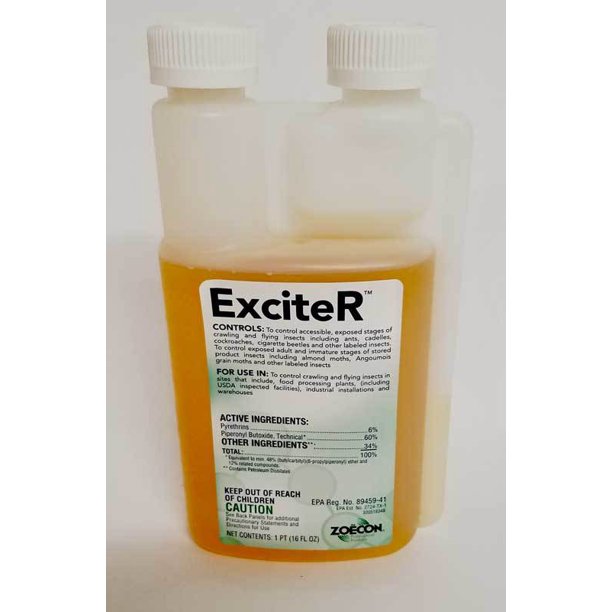 ExciteR 6 Pyrethrin Pest Control Insecticide, 16oz Mosquitoes Flies