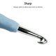 thumbnail image 4 of Juego de ganchillo de tamaño pequeño, 9 Uds., mango suave ergonómico, ganchillos para manos artríticas, conjunto de ganchos de ganchillo de encaje, agujas de tejer, 4 of 6