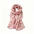 thumbnail image 4 of Soft Mist Long Scarf 4D Bow Textured Neck Wrap & Shawl Fashion Accessory, 4 of 6