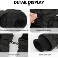 thumbnail image 2 of QKURT Kids Ski Gloves for Outdoor Sports, Winter Waterproof Warm Fleece Gloves Snowproof Snowboard Glove Insulated Thermal Cold Weather Glove Warm Gloves for Boys Girls, All Black,L, 2 of 7