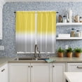 thumbnail image 3 of Yellow Gradient Popular Color Curtain Home ration Living Room Short Curtains Window Treatments For Kitchen Bedroom, 3 of 5