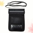 thumbnail image 1 of BESTYASH Pochette de Voyage Portable Imperméable pour Documents et Argent Noir 1Pcs, 1 of 7