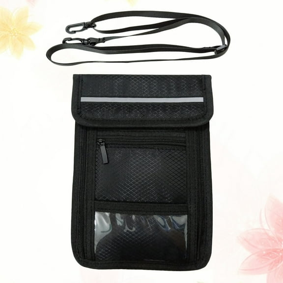 RENACLIPY Travel Passport Wallet Organizer with Rope for Secure Documents