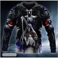 thumbnail image 5 of Nueva sudadera con capucha de calavera para hombre, sudadera con estampado 3D de cabeza de calavera, sudadera con capucha, sudadera informal de moda de otoño, 5 of 5