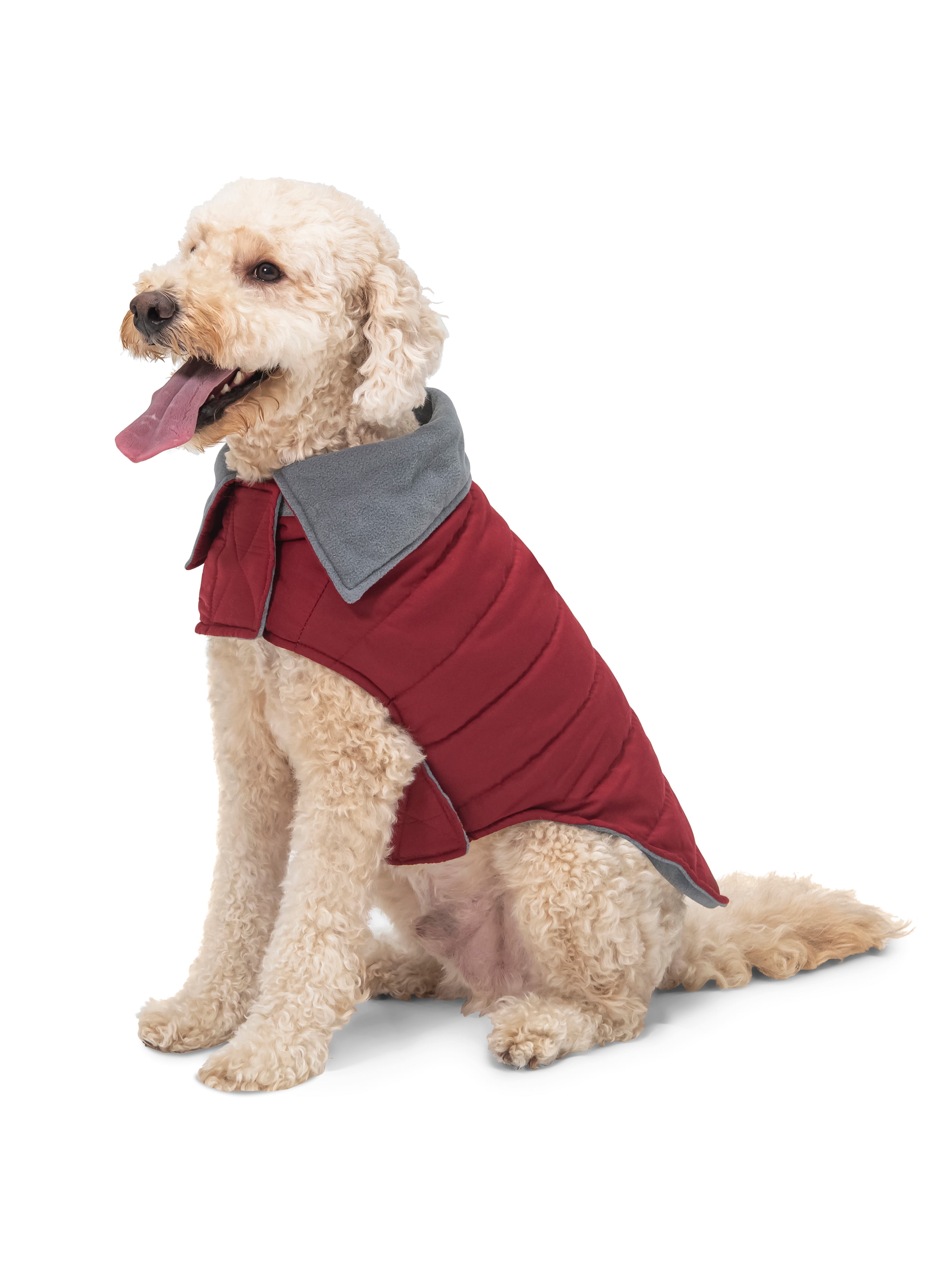 7th & Hudson Fleece Lined Puffer Vest for Dogs and Cats, Size S-XL