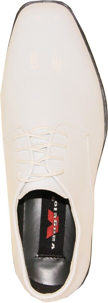 VANGELO Men's Tuxedo Shoe TUX-1 Wrinkle Free Dress Shoe (13 E(W) US, White Patent) - image 4 of 5