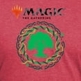 thumbnail image 3 of CafePress - Magic Green Mana Symbol T Shirt - Mens Tri-blend T-Shirt, 3 of 4