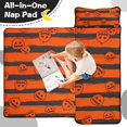 thumbnail image 4 of Halloween Striped Pumpkin Pattern Toddler Nap Mats for Kids Preschool,51"x22" Sleeping Mat Bag or Kids,Toddler Sleeping Bag,Toddler Nap Mat or Daycare, 4 of 6