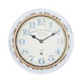 thumbnail image 6 of DecMode 10"W, 10"H Multi Colored Metal Wall Clock with Gold Accents (2 Count), 6 of 9