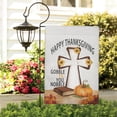 thumbnail image 3 of Jesus Cross Fall Pumpkin Happy Thanksgiving Day Garden Flags Fall Holiday Outdoor Flag Autumn Harvest Outdoor Flags 12×18 in Linen Double Sided Garden Yard Outdoor Decor, 3 of 4