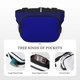 thumbnail image 5 of Fotbe Navy Cangurera Cuadrada con Estampado de Doble Capa, Bolsa de Cintura Ajustable Mini para Hombres y Mujeres, 5 of 9