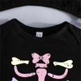 thumbnail image 4 of Ruyang Baby Girls Boys Skeleton Jumpsuit with Wings New Born Halloween Outfit Cute Hat First Birthday Outfits Cute Onesie, 4 of 9