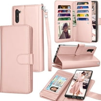 Galaxy Note 10 5G Case, Galaxy Note 10 5G Wallet Case, Tekcoo Luxury Cash Credit Card Slots Holder Carrying Folio Flip PU Leather Cover [Detachable Magnetic Hard Case] Kickstand & Hand Strap