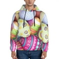 thumbnail image 2 of Bingfone Colorful Easter Eggs Men'S Drawstring Hoodie Long Sleeve Pocket Sweatshirts-X-Large, 2 of 9