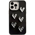 thumbnail image 7 of Handmade 3D Pleated Love Heart Plated Silver Solid Color Soft  for iPhone Case (Pink,iPhone 11), 7 of 7