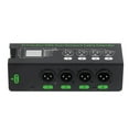 thumbnail image 1 of 4CH 3 Pin Audio/ over Network Cable Extender DMX512 Network Signal Extender XLR to RJ45 Ethernet Adapter XLR-Male, 1 of 6
