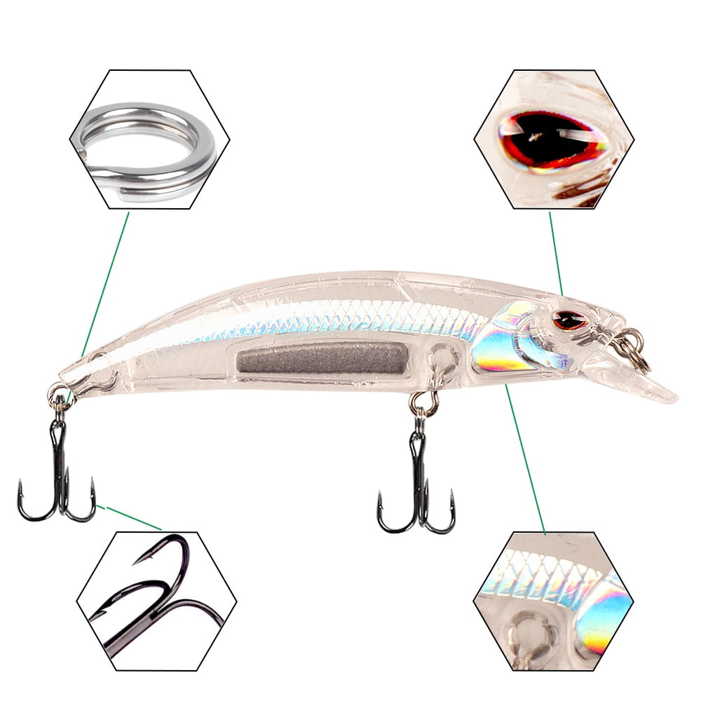4pcs Fishing Lure Set 8g/6.5g Minnow Fishing Equipment Sinking Long Casting Water Hard Bait