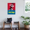 thumbnail image 2 of Art.com Loose Lips Sink Ships Art Print, 24" x 36", 2 of 3
