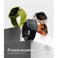 thumbnail image 2 of Ringke Fusion Bumper for Apple Watch Ultra 2 / 1 Case, Frame Bumper Protection Double Layered PC TPU Transparent Color Watch Case - Black, 2 of 11