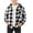 Black, variant on Boys Flannel Hoodie Shirts Long Sleeve Plaid Button Down Shirt Jackets Fashion Fall Winter Hooded Coat with Chest Pocket Size 4-15 Years Green