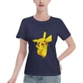 thumbnail image 1 of T-Shirt Basique à Manches Courtes pour Femmes Pikachu, 1 of 6