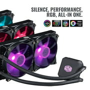 Cooler Master MasterLiquid LC240E RGB All-in-one CPU Liquid Cooler with Dual Chamber Pump Latest Intel/AMD Support