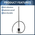 thumbnail image 5 of Unique Bargains Fuel Sending Unit and Gauge Kit 342mm Length Boat Fuel Sending Unit Marine Fuel Sender Unit Metal Black Silver Tone 240-33 Ohm, 5 of 6
