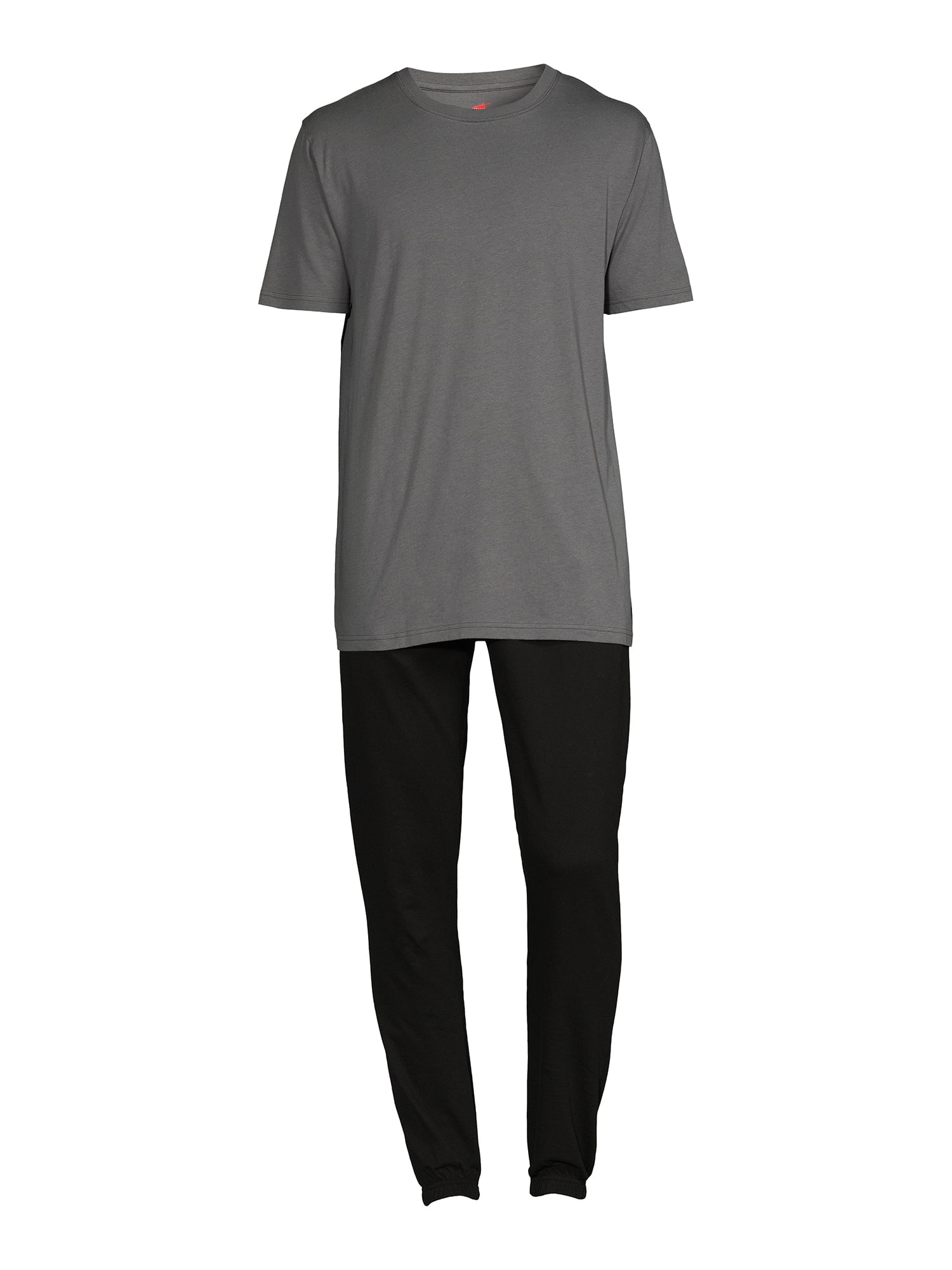 Hanes Men’s Ultrasoft T-Shirt and Jogger French Terry Pajama Set, 2-Piece, Sizes S-5XL