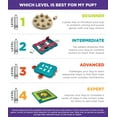 thumbnail image 5 of Juguete inteligente con bandeja de alimentación lenta para jugar con perros, juguete interactivo para perros, rompecabezas (Nivel 1 (fácil)), 5 of 5