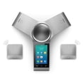 thumbnail image 3 of Yealink CP960-WirelessMic Conference IP Phone, 2 Wireless Expansion Microphones. 5-Inch Color Touch Screen. 802.11ac Wi-Fi, 802.3af PoE, Power Adapter Not Included, 3 of 5