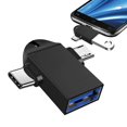 thumbnail image 4 of 2 in 1 OTG Converter, USB 3 0 to Micro USB and Type C Adapter, Suitable for Media TV Sticks, Mobile Phones and Tablets, 4 of 11