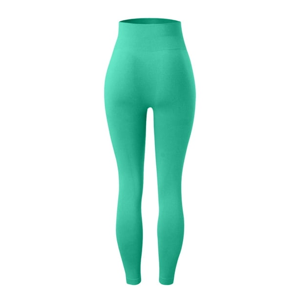 Ediodpoh Women's Workout Leggings High Waisted Tummy Control Yoga Pants Gym Compression  Tights Yoga Pants For Women Green XL 