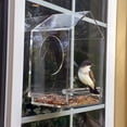 thumbnail image 2 of OnDisplay Window Mounted Clear Acrylic Bird House, 2 of 5