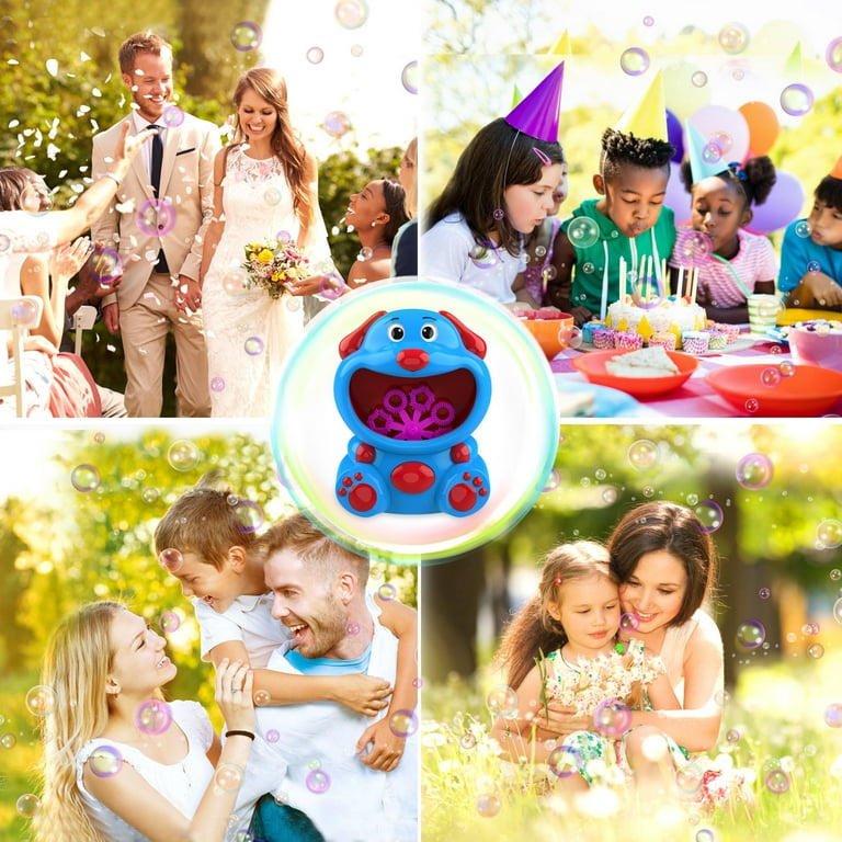 WisToyz Super Dog Bubble Machine, Battery Powered Bubble Maker for