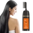 thumbnail image 3 of 428ml tinte para el cabello crema peine nourish cover gris champú permanente negro natural Zulema cepillo para teñir el cabello, 3 of 7