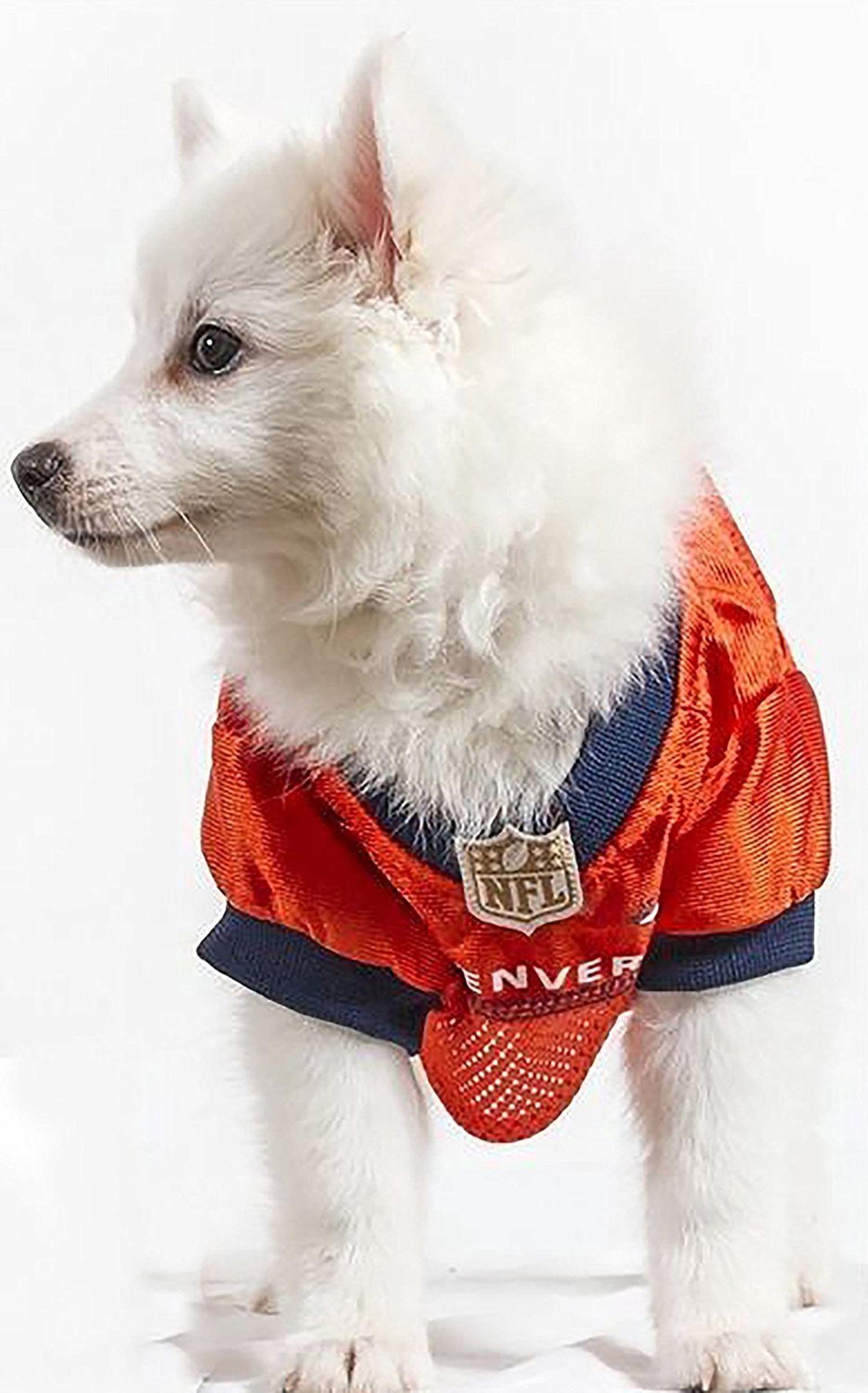 Pets First NFL Denver BroncosLicensed Mesh Jersey for Dogs and Cats - Small
