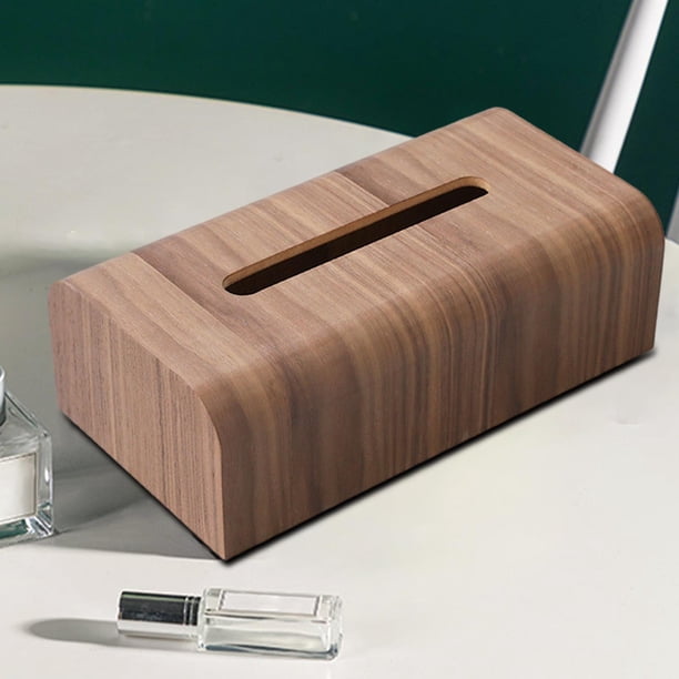 Soporte de tejido perfecl para pañuelos decorativo Marrón oscuro