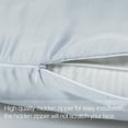 thumbnail image 4 of Flxxie Satin Pillowcases with Zipper Silky Soft Sateen Pillow Cases Covers Set of 2 (King, Gray), 4 of 5