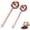 Rose Gold, variant on Bxaolu 2Pcs Coffee Scoop Spoon - 1 & 2 Tbsp Tablespoon 15/30ML 304 Stainless Steel Long Handle Measuring Spoons for Ground Coffee, Loose Tea and Powder, Silver