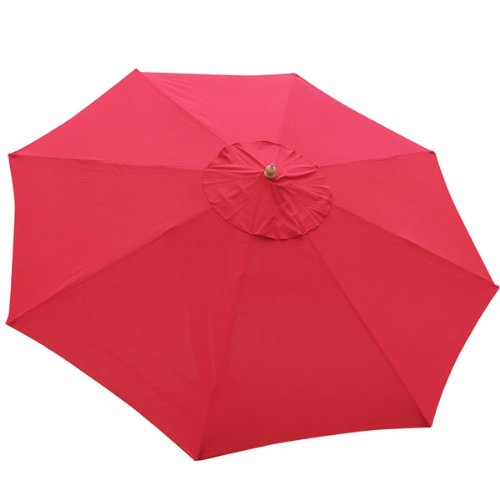13 Ft Wood Patio Outdoor Furniture Umbrella Red Walmart Com Walmart Com